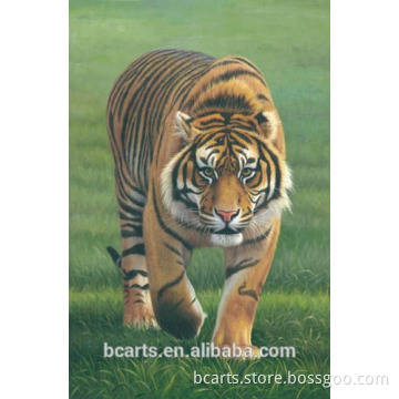 Reality tiger oil painting by number for decoration